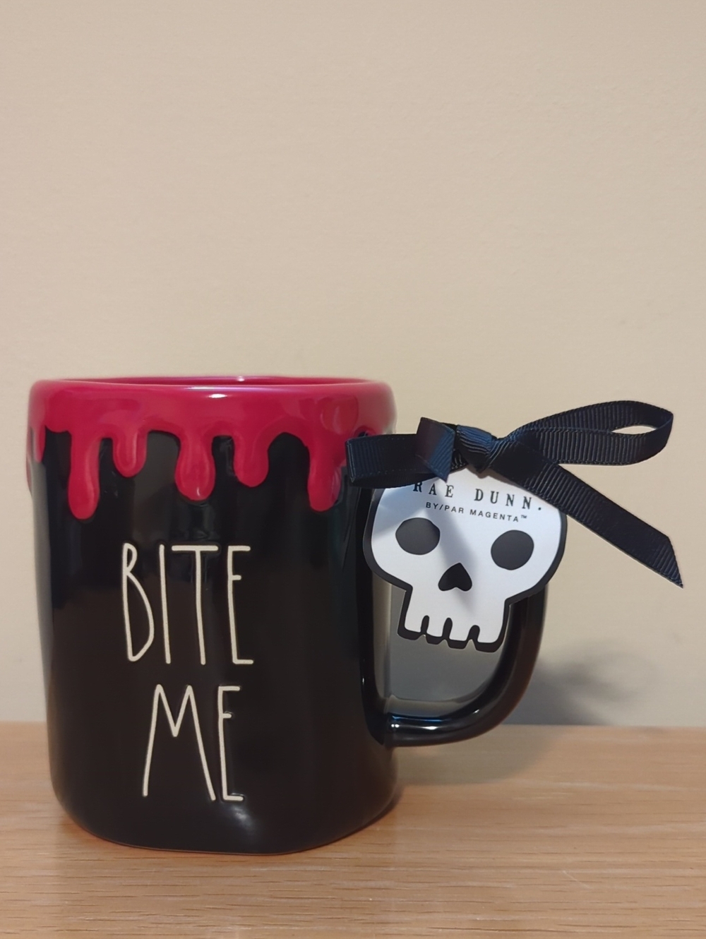Rae Dunn "Bite Me" mug brand new
